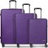  Dallas 3.0 4 Rollen Kofferset 3-teilig mit Dehnfalte Variante purple