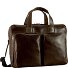  Porto Aktentasche Leder 38 cm Variante graubraun