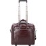  Blue Square 2 Rollen Businesstrolley Leder 36 cm Laptopfach Variante mahogany