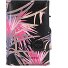  Click & Slide Kreditkartenetui RFID Leder 6,5 cm Variante flower-black