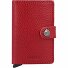  Miniwallet Vegetable Kreditkartenetui RFID Leder 6,5 cm Variante rosso-bordeaux