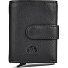  Vintage Geldbörse RFID Schutz Leder 10 cm Variante black