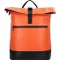  Upcycled Tarpaulin Daypack 42.5 cm Laptopfach Variante orange-black