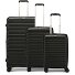  Travel Line 4700 4 Rollen Kofferset 3-teilig mit Dehnfalte Variante black