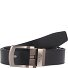  Belt 7 Gürtel Leder Variante schwarz | individuell kürzbar