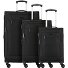  Travel Line 6804 4-Rollen Kofferset 3tlg. Variante schwarz