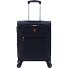  2000 4 Rollen Kabinentrolley 55 cm mit Dehnfalte Variante black