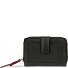  Viola Geldbörse RFID Schutz Leder 14 cm Variante schwarz-rot