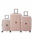  St Tropez 4 Rollen Kofferset 3-teilig mit Dehnfalte Variante pink