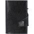  Click & Slide Kreditkartenetui RFID Leder 6,5 cm Variante black-bla