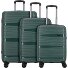  Travel Line 4300 4 Rollen Kofferset 3-teilig Variante dark green