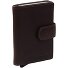  Loughton Kreditkartenetui RFID Schutz Leder 7 cm Variante braun