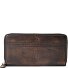  Destressed Geldbörse RFID Schutz Leder 19 cm Variante teak brown