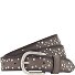  Nietengürtel Leder Variante taupe | 80 cm