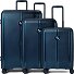  Paris 4 Rollen Kofferset 3-teilig mit Dehnfalte Variante blue metallic