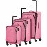  Adriia 4 Rollen Kofferset 3-teilig Variante rosa