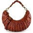  Luna Schultertasche Leder 34 cm Variante cognac