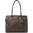  Carisma Schultertasche RFID Leder 38 cm Laptopfach Variante mocca