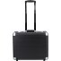 2 Rollen Businesstrolley 37 cm Laptopfach Variante schwarz matt