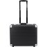  2-Rollen Businesstrolley Aluminium Laptopfach 37 cm Variante schwarz matt