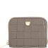  Woven Geldbörse Leder 10 cm Variante taupe