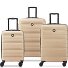  Air Armour 4 Rollen Kofferset 3-teilig mit Dehnfalte Variante warm sand