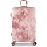  Fashion 4 Rollen Trolley L 76 cm mit Dehnfalte Variante rose