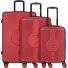  4 Rollen Kofferset 3-teilig Variante dark red