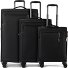  Nitestream 4 Rollen Kofferset 3-teilig mit Dehnfalte Variante black-grey