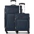  Beaumont 4 Rollen Kofferset 2-teilig mit Dehnfalte Variante navy