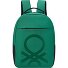 x United Colors of Benetton Fabrica Rucksack 44 cm Laptopfach Variante green