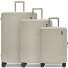  Ultima 4 Rollen Kofferset 3-teilig mit Dehnfalte Variante beige