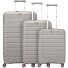  B-Flying Neon 4 Rollen Kofferset 3-teilig Variante grigio