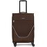  taska 4-Rollen Trolley M 65 cm mit Dehnfalte Variante coffee
