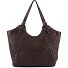  Calm Weave Shopper Tasche Leder 45 cm Variante dark chocolate