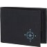  New Cryptan Geldbörse RFID Schutz 8.5 cm Variante schwarz-windrose 2.0 cyan