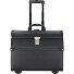  2-Rollen Pilotentrolley 46 cm Laptopfach Variante schwarz matt