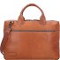  Rock Flint Aktentasche RFID Schutz Leder 41 cm Laptopfach Variante cognac