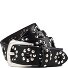  Nietengürtel Leder Variante black | 100 cm
