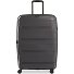  Straw + 4 Rollen Trolley 75 cm mit Dehnfalte Variante dark grey