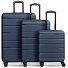  Munich 4.0 4 Rollen Kofferset 3-teilig mit Dehnfalte Variante dark blue dull