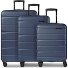  Munich 4.0 4 Rollen Kofferset 3-teilig mit Dehnfalte Variante dark blue dull