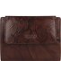  Donna Aurona Geldbörse RFID Leder 14 cm Variante dunkelbraun