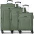  Melbourne 3.0 4-Rollen Kofferset 3tlg. mit Dehnfalte Variante olive