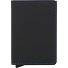  Slimwallet Matte Kreditkartenetui Geldbörse RFID Leder 6,5 cm Variante black & blue