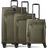  Travel Line 9704 4 Rollen Kofferset 3-teilig mit Dehnfalte Variante olive