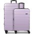  Miami 4-Rollen Kofferset S + L mit Dehnfalte Variante lilac