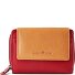  Nappa Geldbörse RFID Schutz Leder 14 cm Variante red-tan