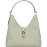  Goccia Schultertasche Leder 30 cm Variante light salvia