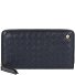  Piuma Geldbörse Leder 19 cm Variante navy